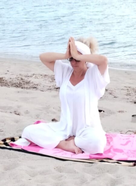 Yoga am Strand